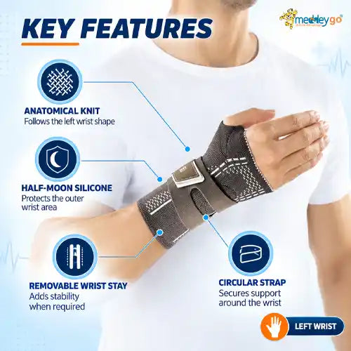 velpeau manu comfort  left wrist brace 