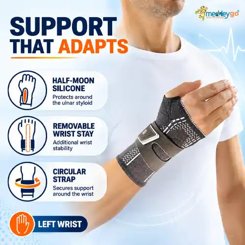 velpeau manu comfort  left wrist brace 