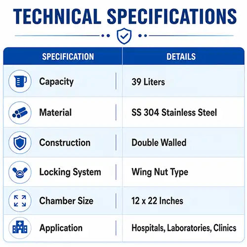 vertical autoclave