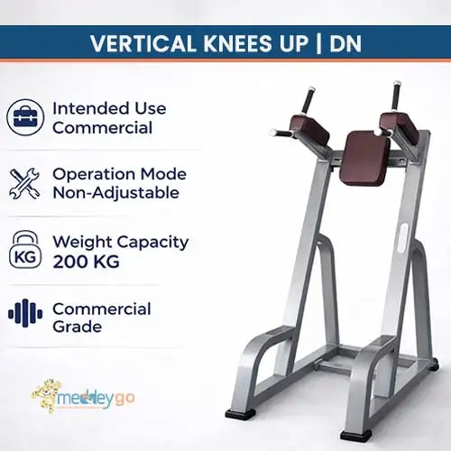 vertical leg raise machine