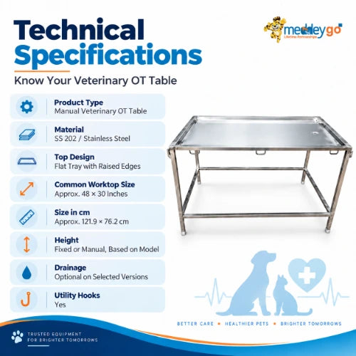 veterinary ot table 