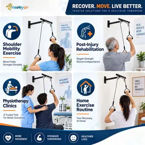 wall mounted shoulder t pulley 