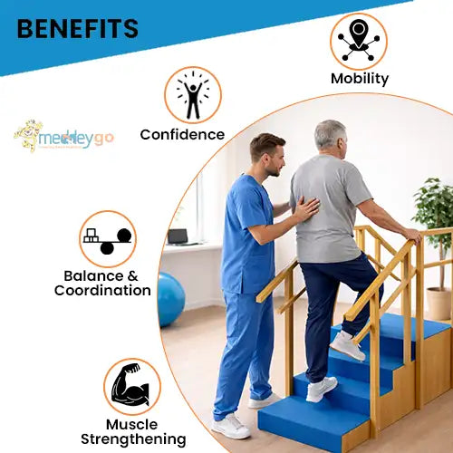 wooden therapy stairs 
