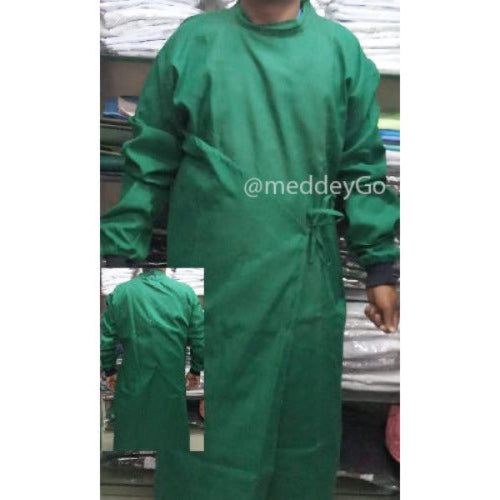 Wraparound Surgical Gown Green