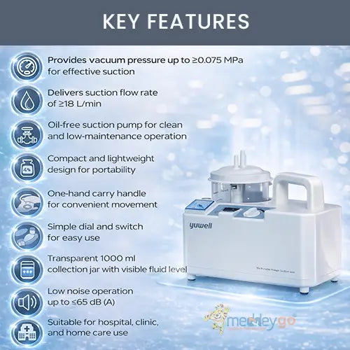 yuwell suction machine